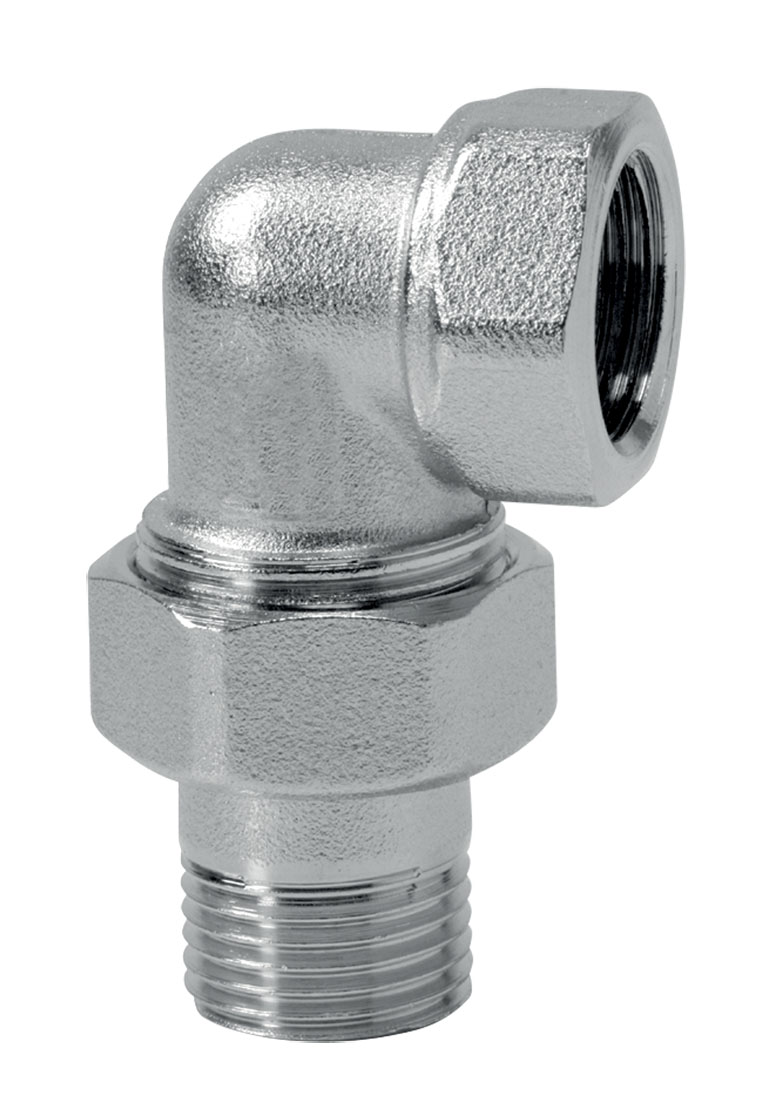 Novaservis topenářské šroubení 90° rohové, niklované 1/2" - ft212/15