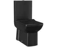 CREAVIT LARA WC kombi, spodní/zadní odpad, černá mat
