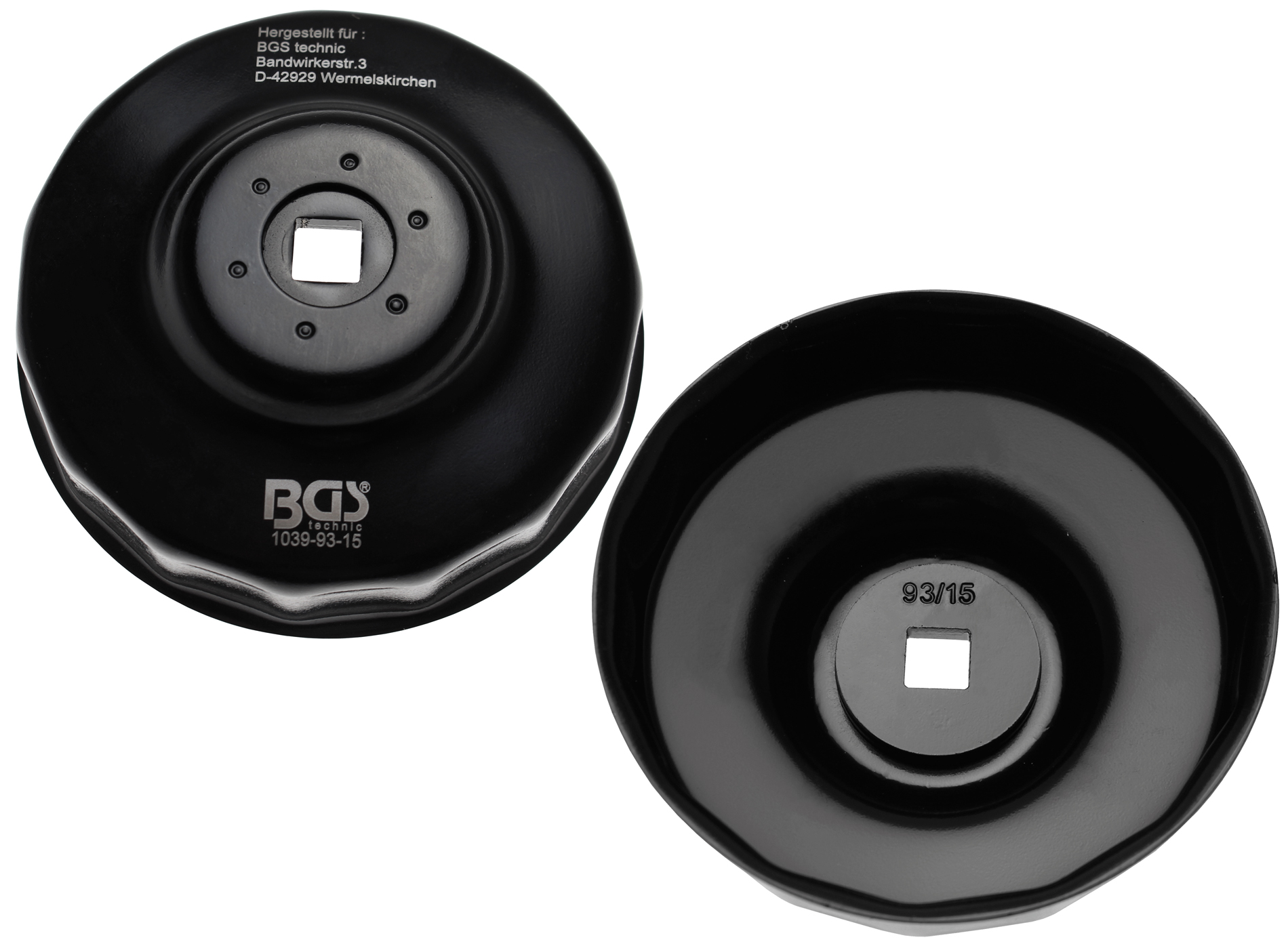 Bgs hlavice na povolování olejových filtrů 93 mm, 15ti hran