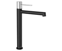SAPHO SOLARIS stojánková umyvadlová baterie vysoká, černá mat/chrom SAPHO SOLARIS stojánková umyvadlová baterie vysoká, černá mat/chrom