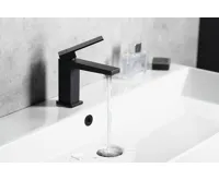 SAPHO SPECTRE stojánková umyvadlová baterie, černá mat (2)