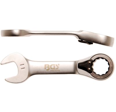 BGS Klíč očkoplochý ráčnový 11 mm, extra krátký