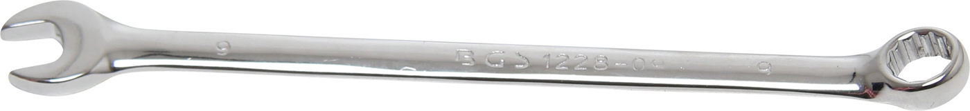 Bgs klíč očkoplochý, extra dlouhý, 9 mm