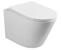 SAPHO PACO závěsná WC mísa, Rimless, 36x53cm, bílá (7)