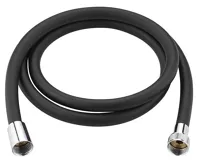 AQUALINE NOPEL plastová sprchová hadice, 150cm, černá mat