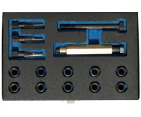 BGS Sada na opravu závitů žhavících svíček M10x1,0, sada 15 dílů BGS Sada na opravu závitů žhavících svíček M10x1,0, sada 15 dílů