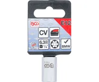 BGS Speciální vložka pro nástrčné klíče ,  E-profil ,  6,3 mm (1/4") ,  E12 ,  pro spouštěče oken u BMW (2)