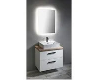 AQUALINE VEGA deska pod umyvadlo 62,5x45cm, dub platin (3)