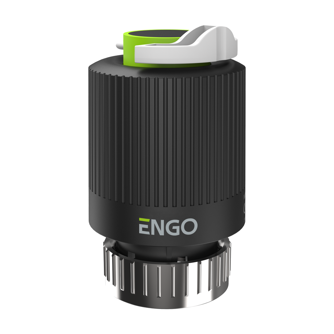 Engo controls termoelektrický pohon e28nc-230, m28x1,5, bez proudu uzavřený, černý