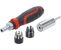 BGS Sada přesných bitů / multifunkčních vložek, s ráčnovou otočnou rukojetí, přepínací, 17dí BGS Sada přesných bitů / multifunkčních vložek, s ráčnovou otočnou rukojetí, přepínací, 17dí