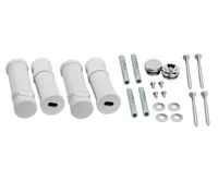 NOVASERVIS Montážní sada k rovnému radiatoru bílá-chrom - MS/TELESOR,1 NOVASERVIS Montážní sada k rovnému radiatoru bílá-chrom - MS/TELESOR,1