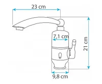 HomeLife Baterie s elektrickým ohřevem vody TERMO QUICK HY30-05 (2)