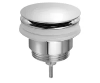 OMP TEA Umyvadlová výpust 5/4“, click-clack, velká zátka, 10-45mm, chrom (4)