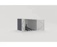 Přístřešek na jízdní kola NOTOS B 4,02 m2 antracit IWH-10230030 (1)