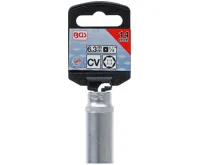 BGS Hlavice nástrčná 1/4"  14,0 mm, prodloužená, ProTorgue (2)