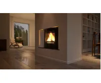 HS Flamingo Krbová vložka AQUAFLAM ® PANORAMA 25 s výměníkem a automatickou regulací hoření (28)