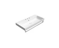 GSI NUBES keramické umyvadlo 100x50cm, broušená spodní hrana, 3 otvory, bílá ExtraGlaze (1)