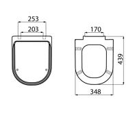 CREAVIT ANTIK WC sedátko, Soft Close, bílá (7)