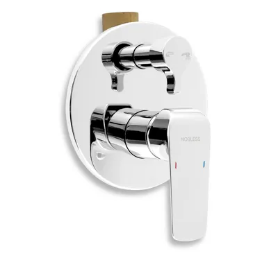 NOVASERVIS Vanová podomítková baterie s přepínačem Nobless Tina chrom - 38050R,0