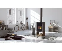 HS Flamingo Krbová kamna FLAMINGO DELUXE ® PENTAI, hnědá - sametová (23)