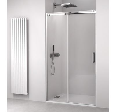 POLYSAN THRON SQUARE sprchové dveře 1400 mm, hranaté pojezdy, čiré sklo