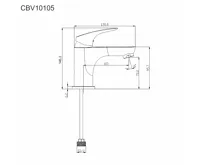 Umyvadlová stojánková baterie Eve s bidetovou sprchou (1)