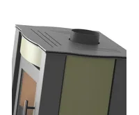 HS Flamingo Krbová kamna FLAMINGO ® AMOS olivová (8)