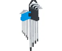 BGS Klíče T-profil T10 - T50, s vrtáním, sada 9 dílů, v poř. (2)