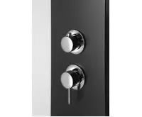 SAPHO JACOB sprchový panel 200x1500mm, černá mat (6)