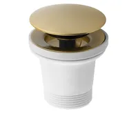 POLYSAN Vanová výpust 6/4", click-clack, zlato mat (2)