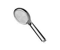 Termostatická nástěnná sprchová baterie s hadicí, ruční a talířovou kulatou sprchou slim 200 mm (2)