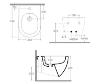 ISVEA INFINITY bidet závěsný, 36,5x53cm, bílá (6)