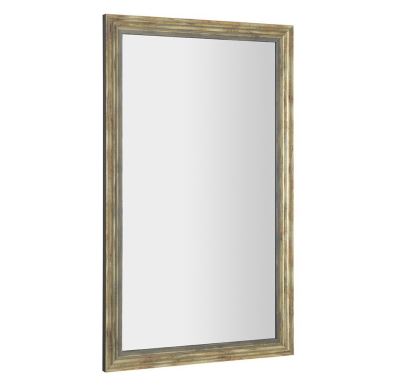 SAPHO DEGAS zrcadlo v dřevěném rámu 716x1216mm, černá/starobronz