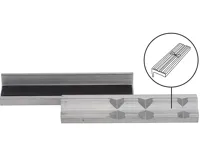 BGS Čelisti ochranné na svěrák 125 mm, V-profil, hliník, 2 ks
