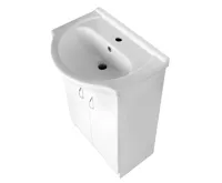 AQUALINE SIMPLEX ECO 55 umyvadlová skříňka včetně umyvadla 53x83,5x30,7cm (3)