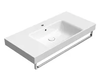 GSI NUBES keramické umyvadlo 100x50cm, s odkládacími plochami, broušená spodní hrana, bílá ExtraGlaze (6)