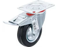 BGS Otočné kolečko s brzdou, se základnou, O 100 mm