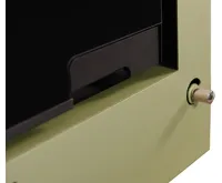 HS Flamingo Krbová kamna AQUAFLAM VARIO ® SAPORO 11/7kW olivová, elektronická regulace (25)
