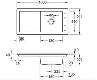 Villeroy & Boch Timeline 1000.0 Bílá keramika (4)
