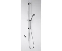 SAPHO Sprchová tyč s vývodem vody, posuvný držák, kulatá, 720mm, chrom (5)