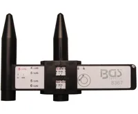 BGS Měřítko posuvné pro změření roztečí šroubů 4-8 dírových disků kol BGS Měřítko posuvné pro změření roztečí šroubů 4-8 dírových disků kol