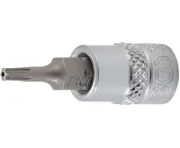 BGS Hlavice zástrčná 1/4" pro T-profil T 10, s vrtáním, zatíž. do 2 kg BGS Hlavice zástrčná 1/4" pro T-profil T 10, s vrtáním, zatíž. do 2 kg
