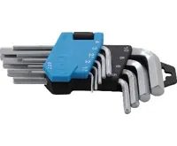 BGS Klíče imbus 1,0 - 10,0 mm, krátké, 9 dílů v poř. (1)