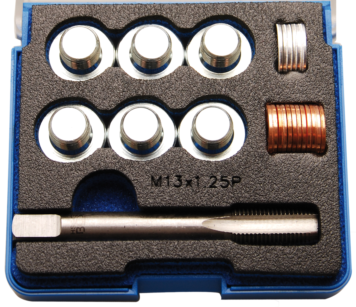 Bgs sada pro opravu závitů olej. van m13 x 1,25 mm, sada 25 dílů