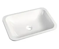 SAPHO KAMA umyvadlo zápustné, litý mramor, 50x26cm, bílá SAPHO KAMA umyvadlo zápustné, litý mramor, 50x26cm, bílá