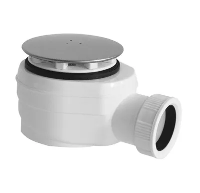 POLYSAN Vaničkový sifon, průměr 60mm, DN40, krytka chrom