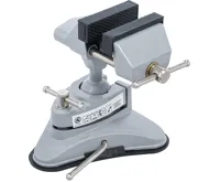 BGS Stolní svěrák | otočný | Čelisti 70 mm | s vakuovou sací základnou