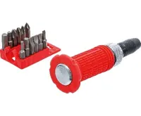 BGS Šroubovák úderový s bity PL, PH, imbus, sada 13 dílů (1)