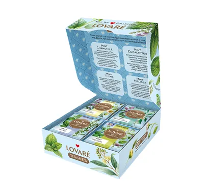 Kolekce čajů Lovaré Mint Tea (32 sáčků)