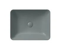 GSI SAND/NUBES keramické umyvadlo na desku 50x38cm, agave mat (3)